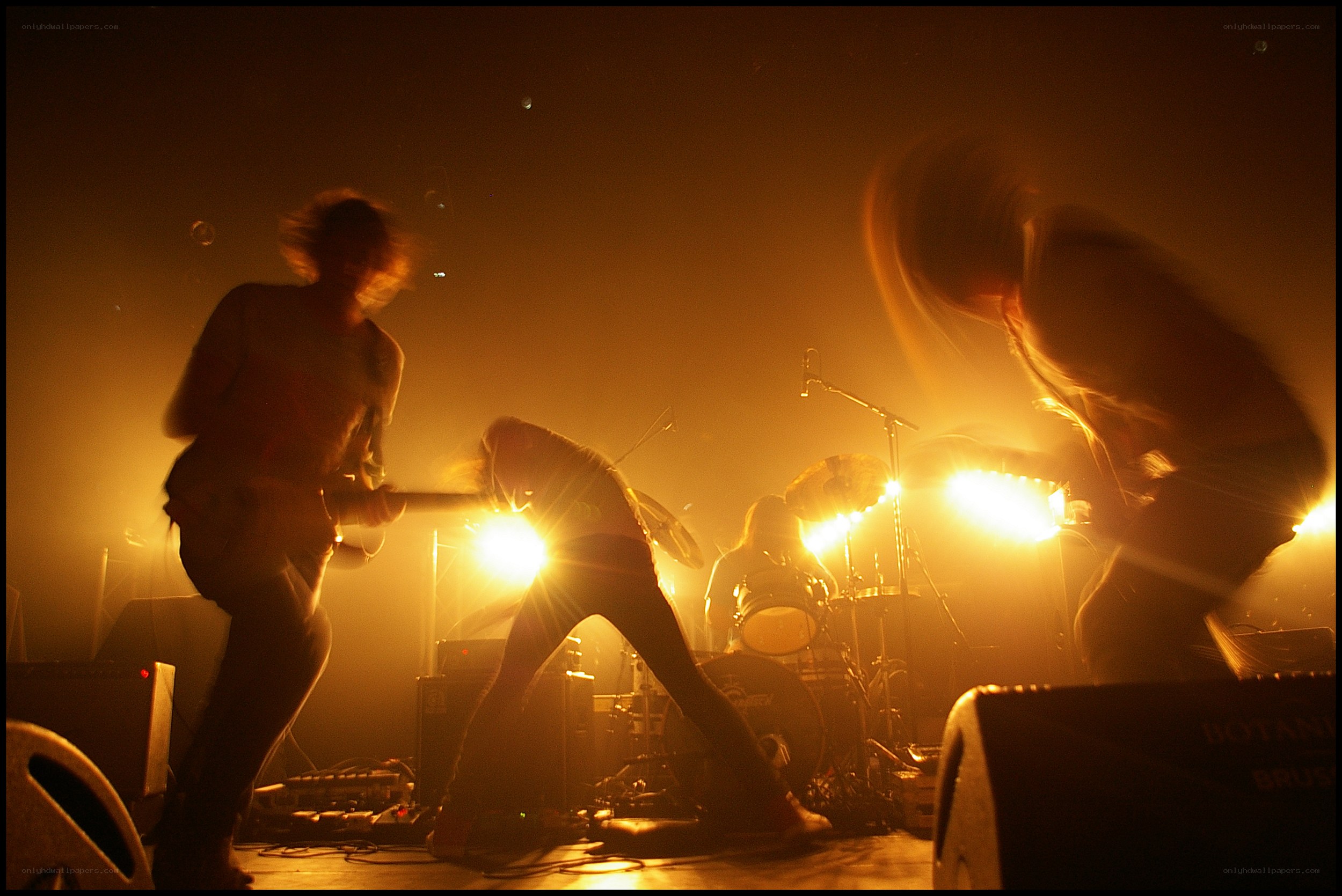 Band performing on stage