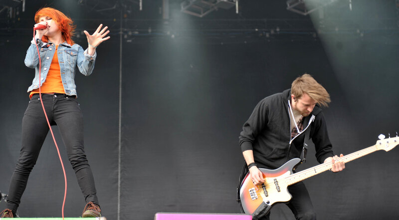 Band performing on stage
