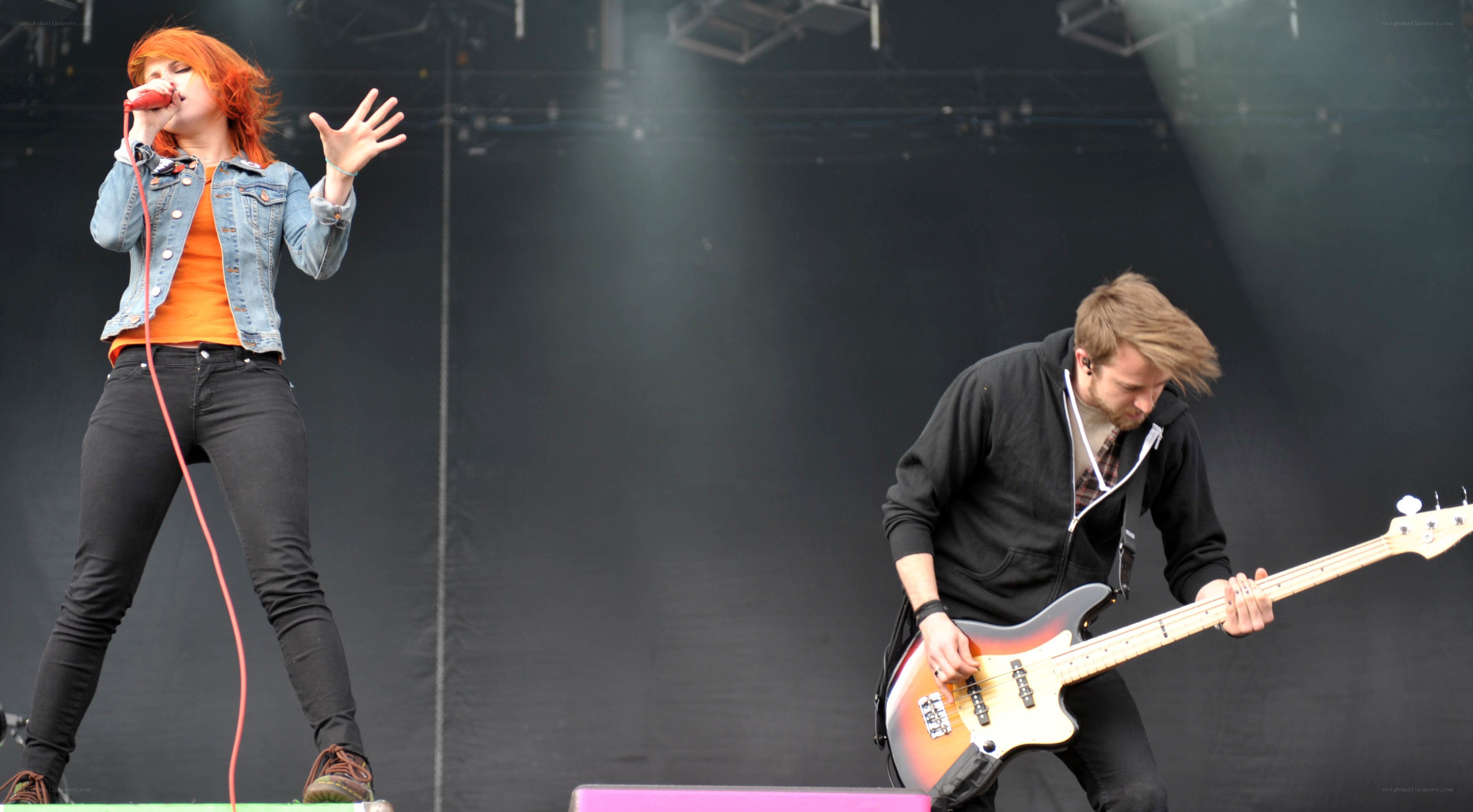 Band performing on stage