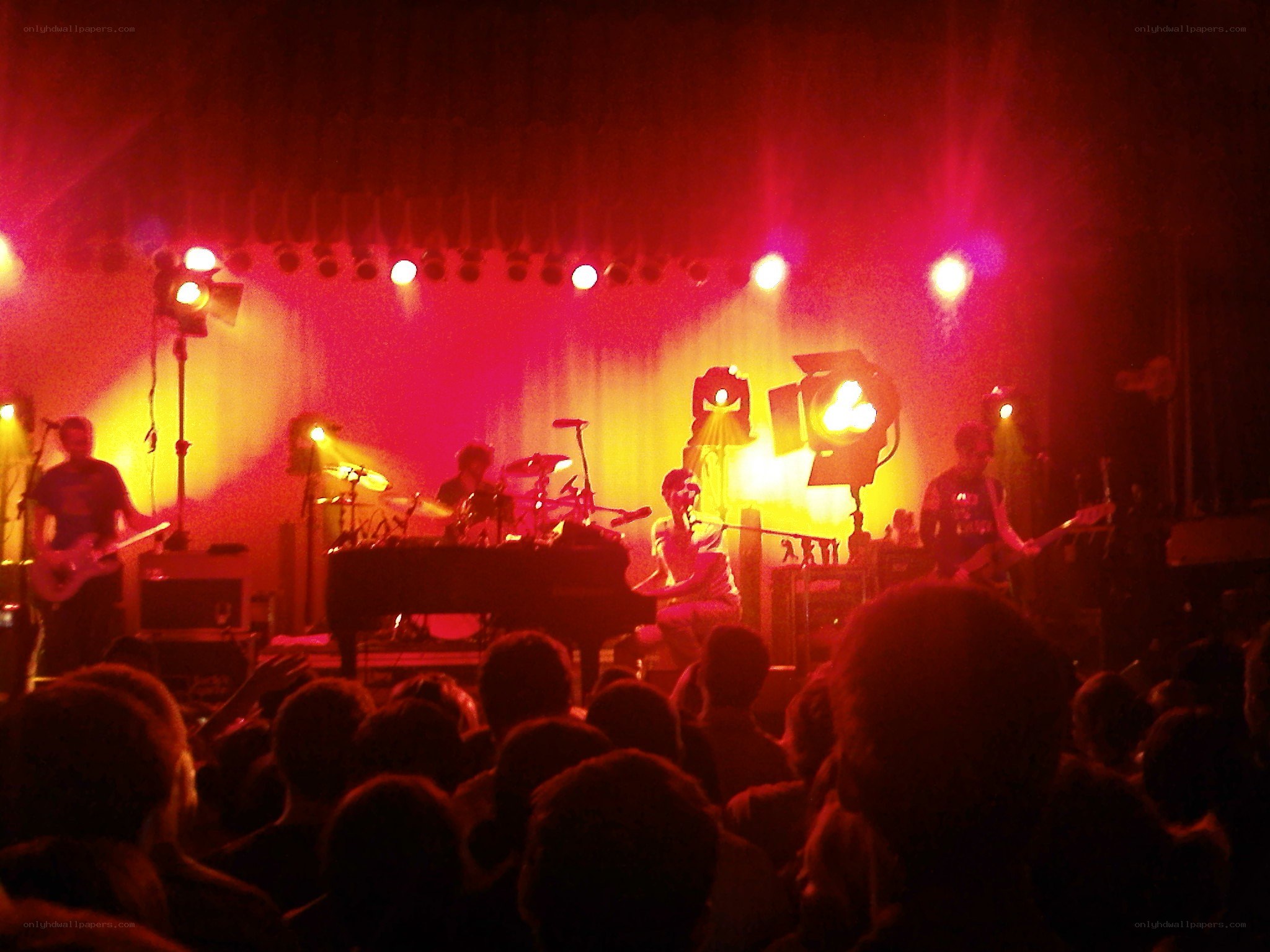 band performing on stage
