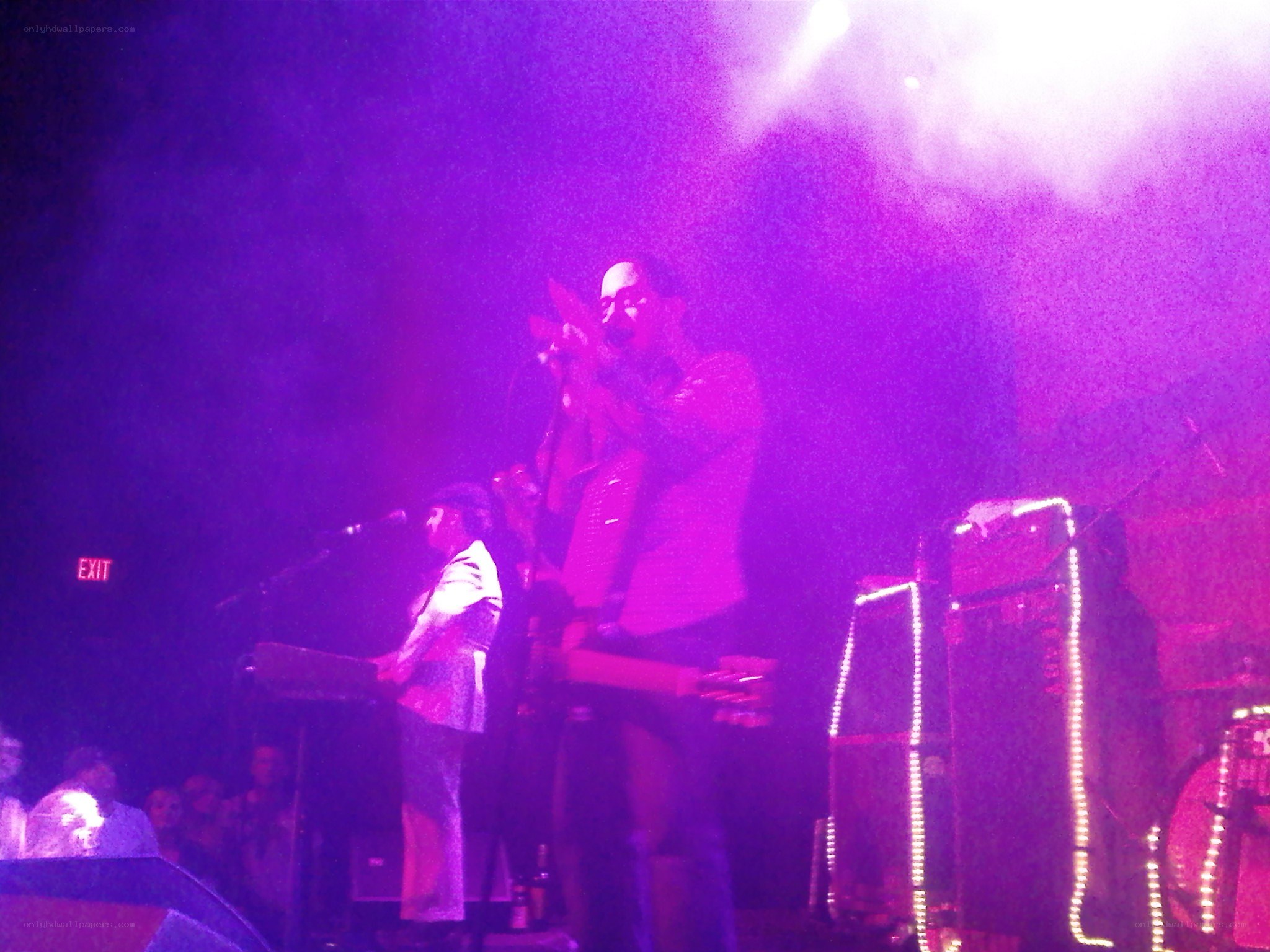 band performing on stage