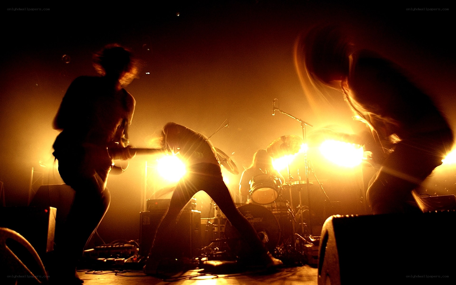 band performing on stage