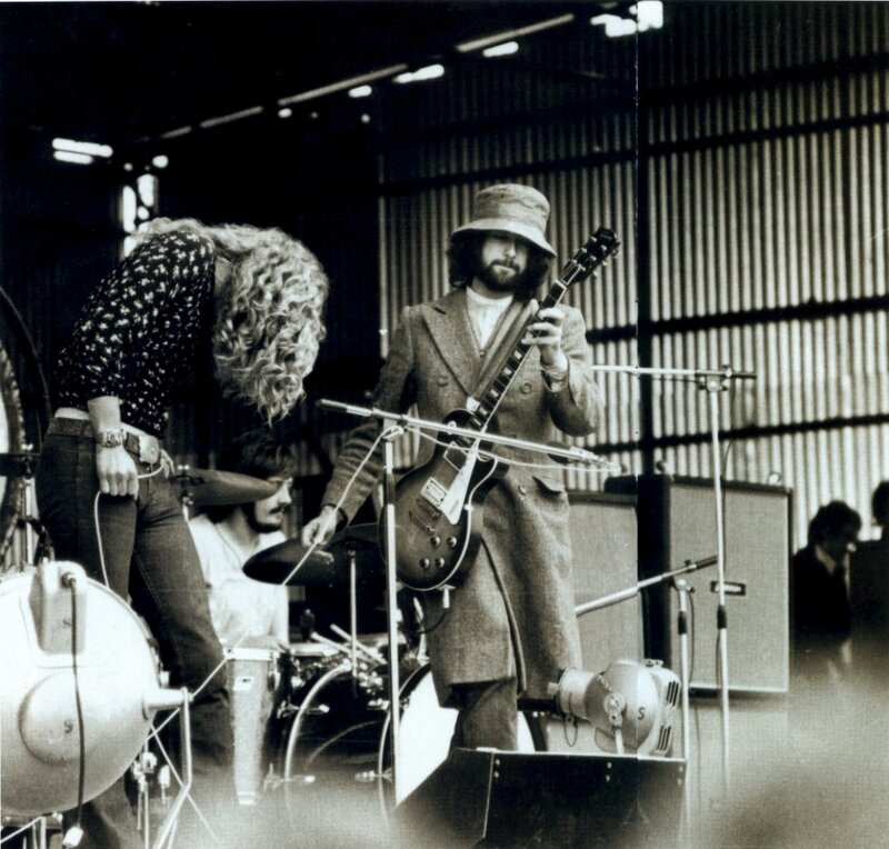 Band performing on stage