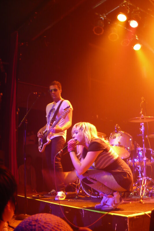 Band performing on stage
