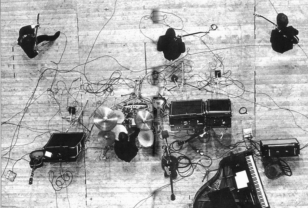 band performing on stage