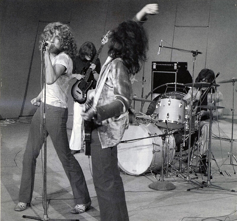 Band performing on stage