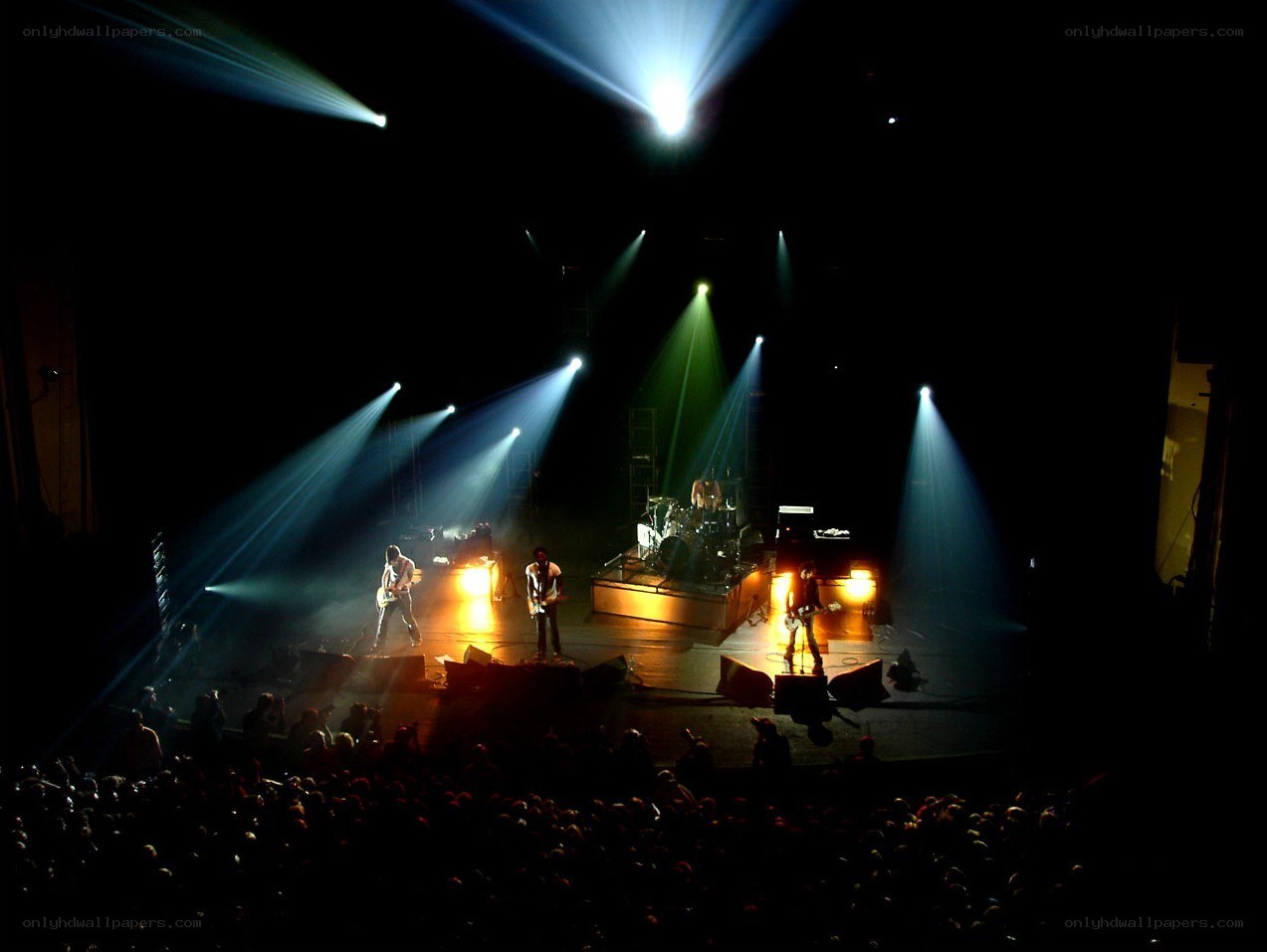 band performing on stage