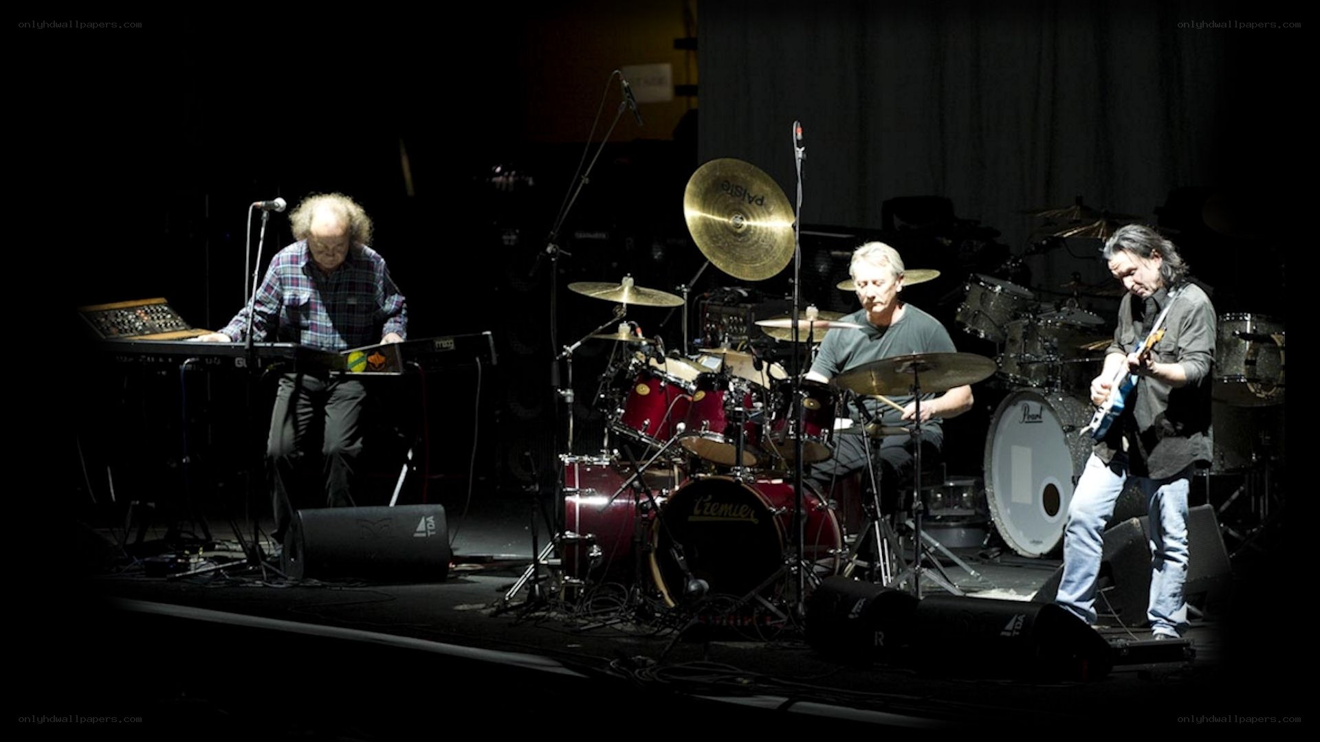 band performing on stage