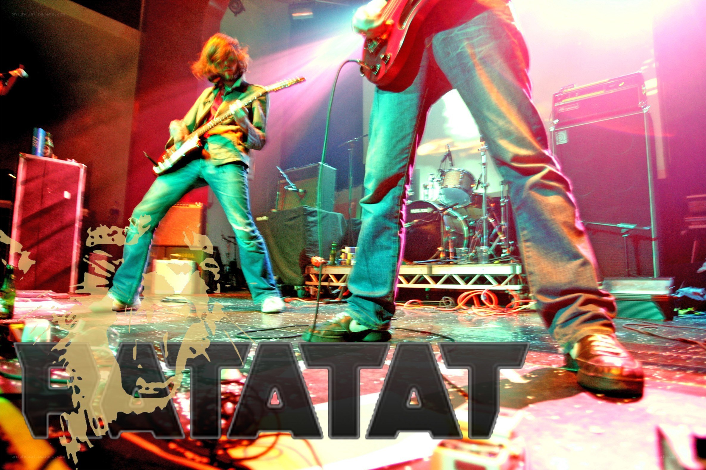 band performing on stage