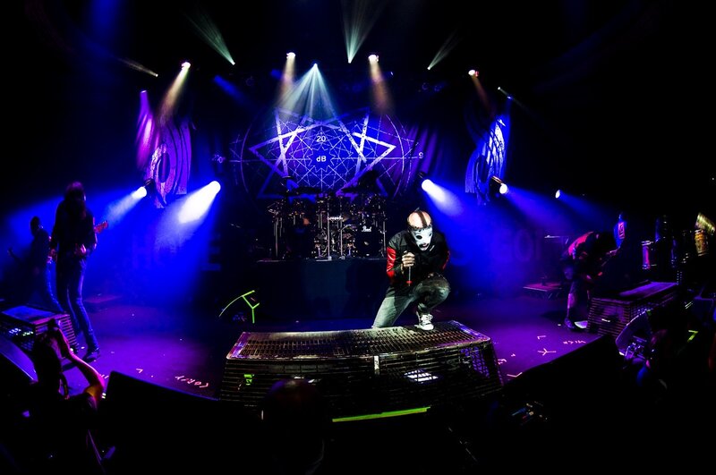 band performing on stage
