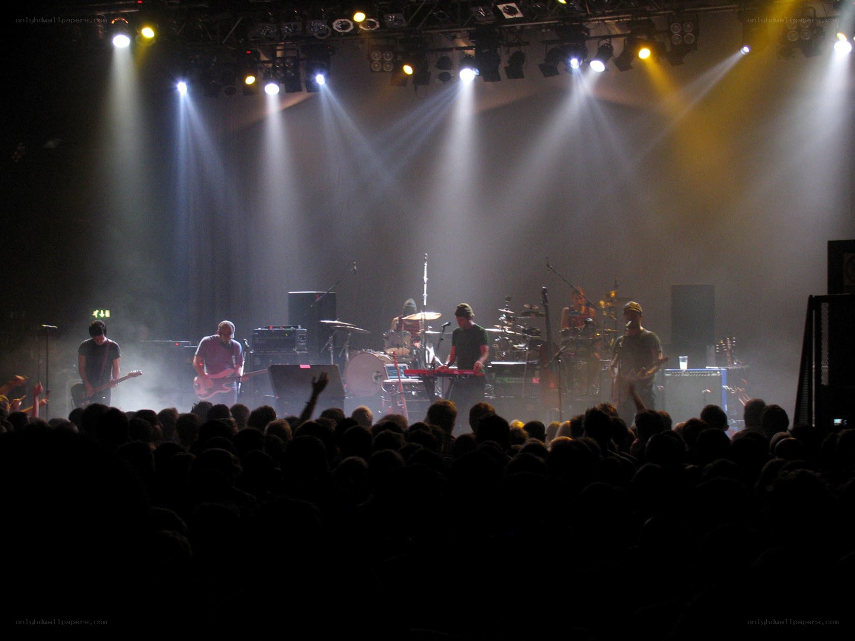 band performing on stage