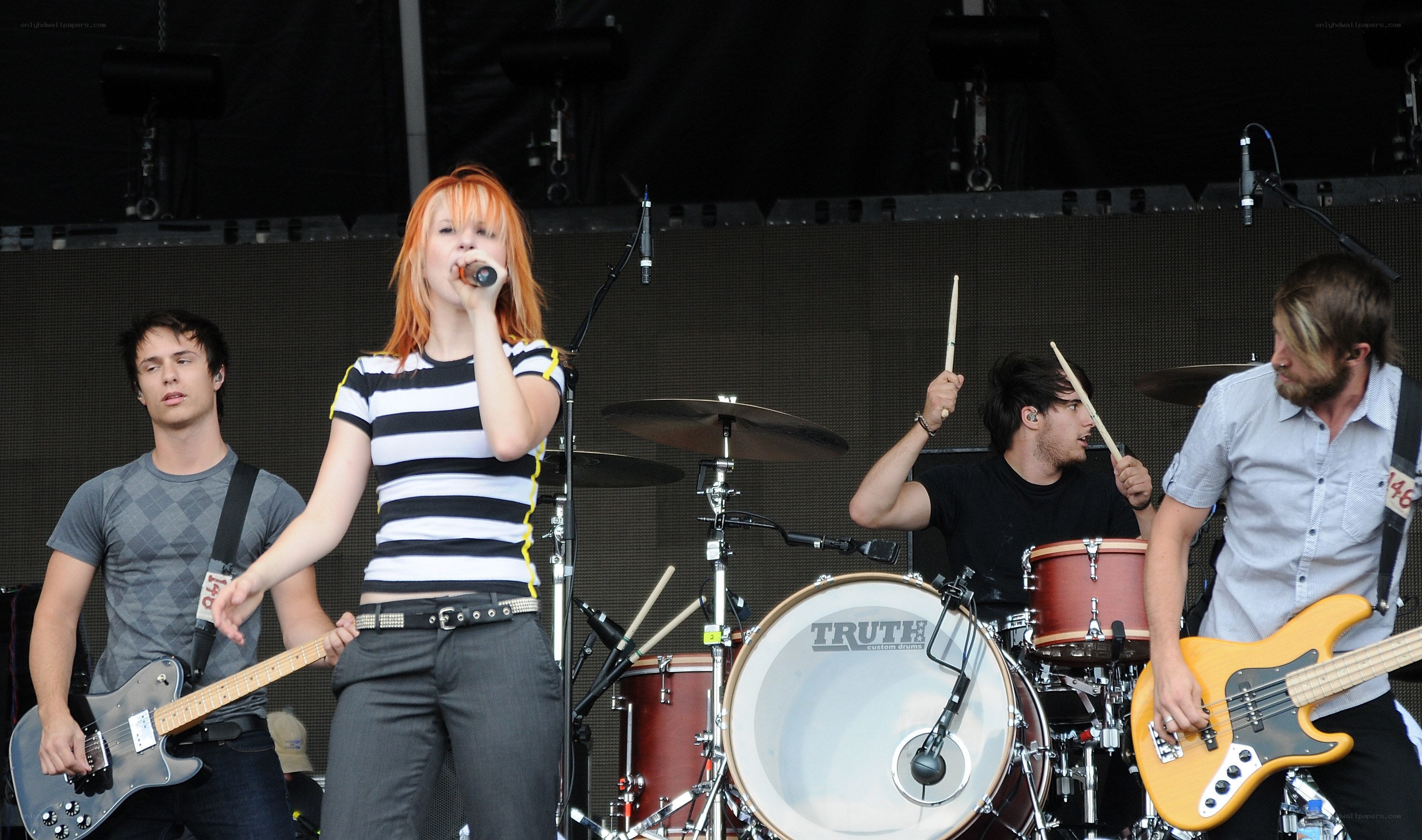 band performing on stage