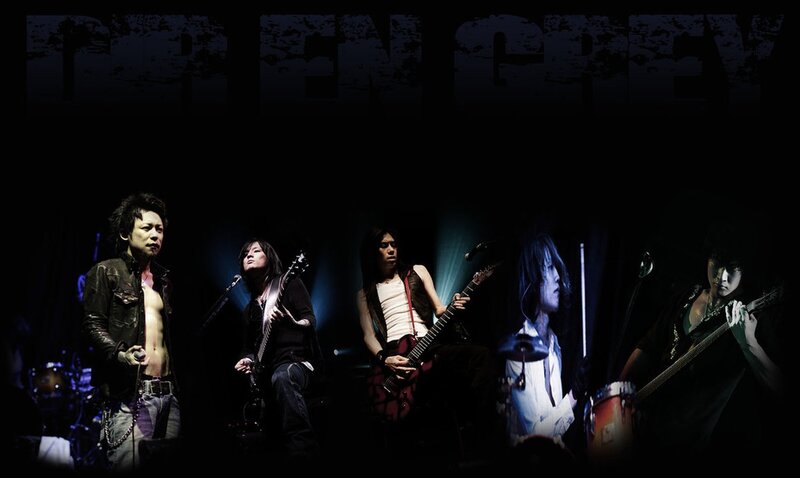 Band Performing on Stage — Black, Dramatic, Night, Photograph, Guitar