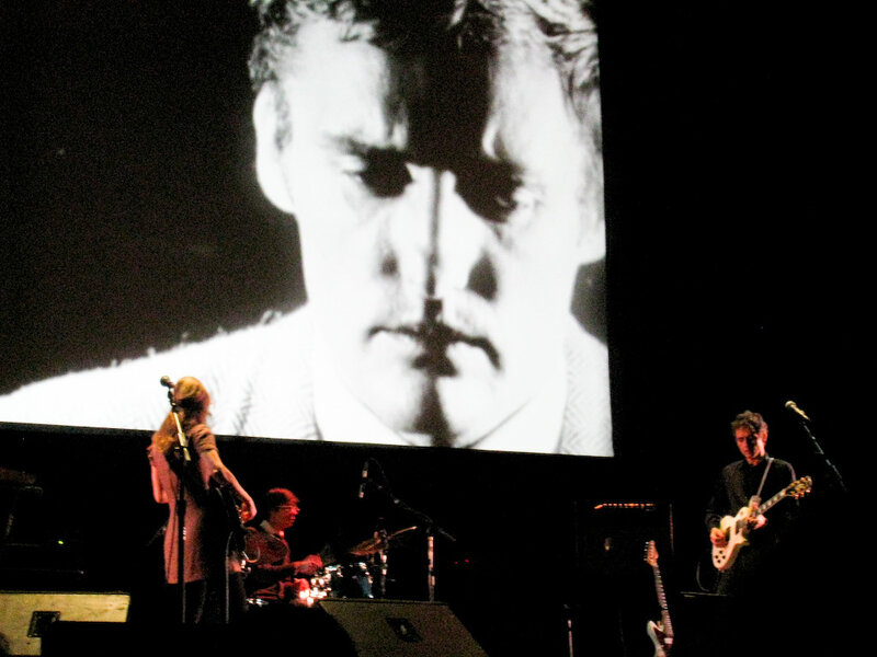 Band Performing on Stage — Black, Dramatic, Night