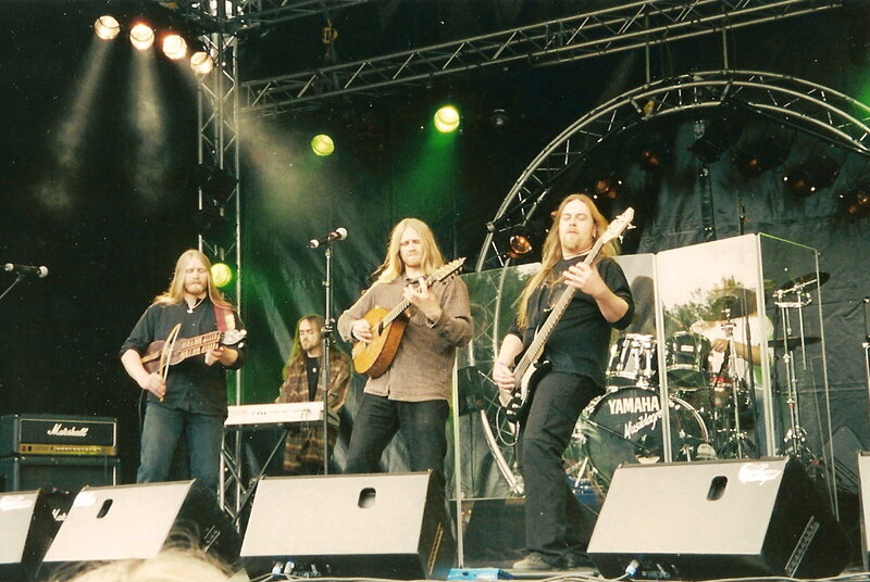 Band Performing on Stage — Black, Energetic, Night