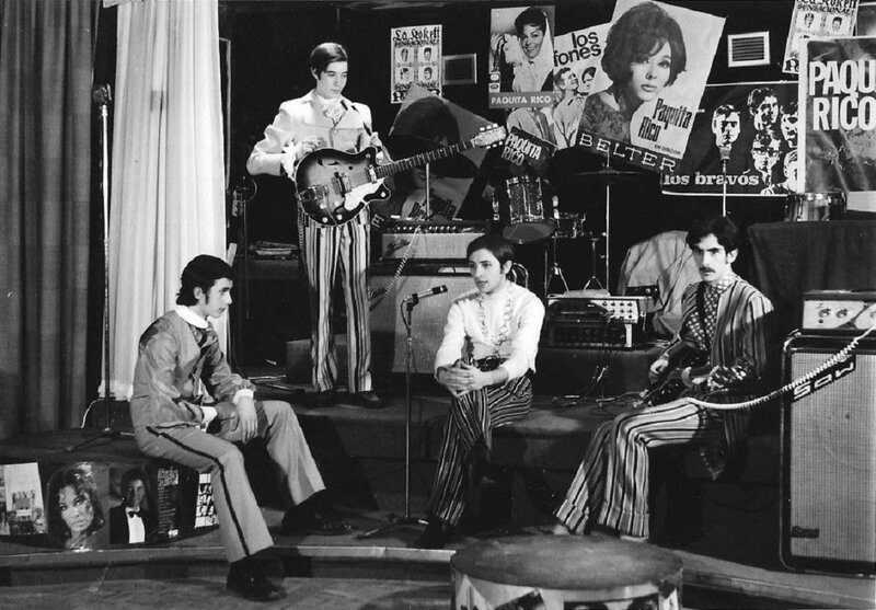 Band Performing on Stage — Black, Lively, Photograph