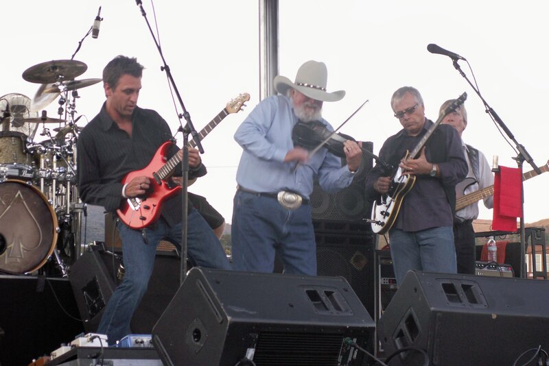 Band Performing on Stage — Black, Lively