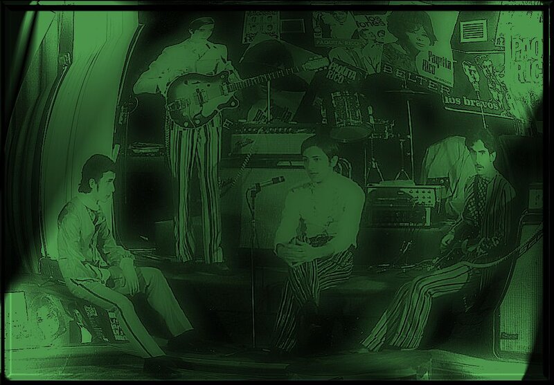 Band Performing on Stage — Green, Dark