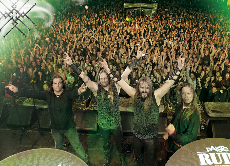 Band Performing on Stage — Green