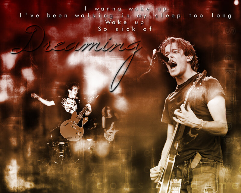 Band Performing on Stage — Red, Energetic, Photograph