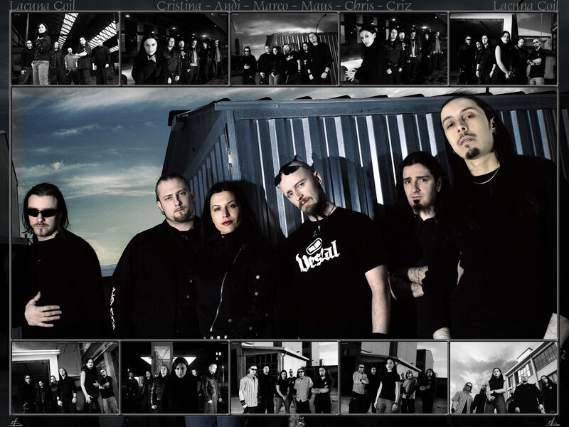 band photo collage