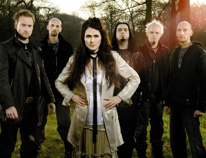 band photo in a park