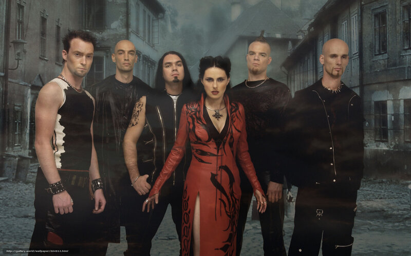 band photo in urban setting
