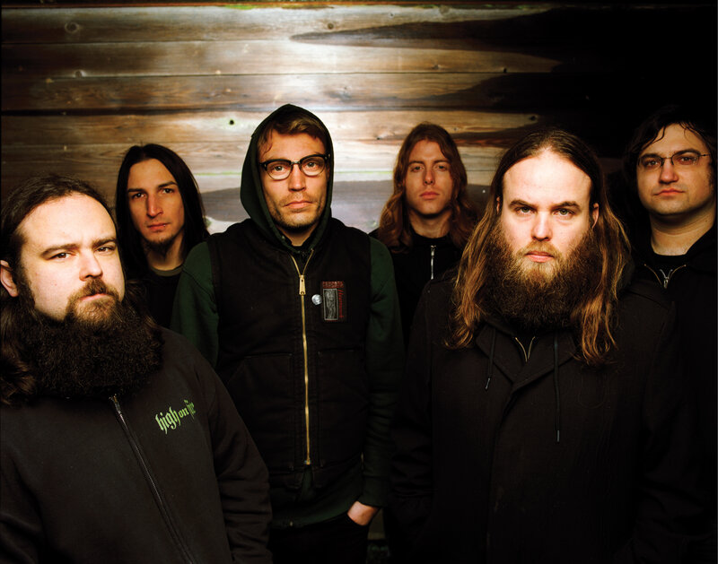 band photo of six men