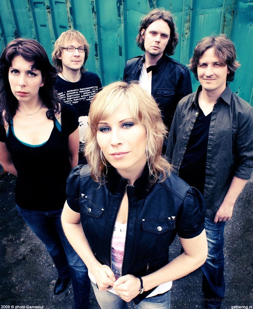 band photo with five members