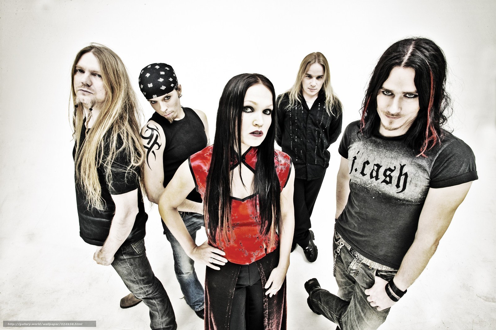 band photo with five members