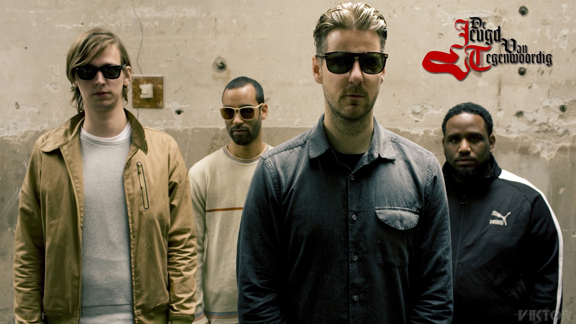 band photo with logo