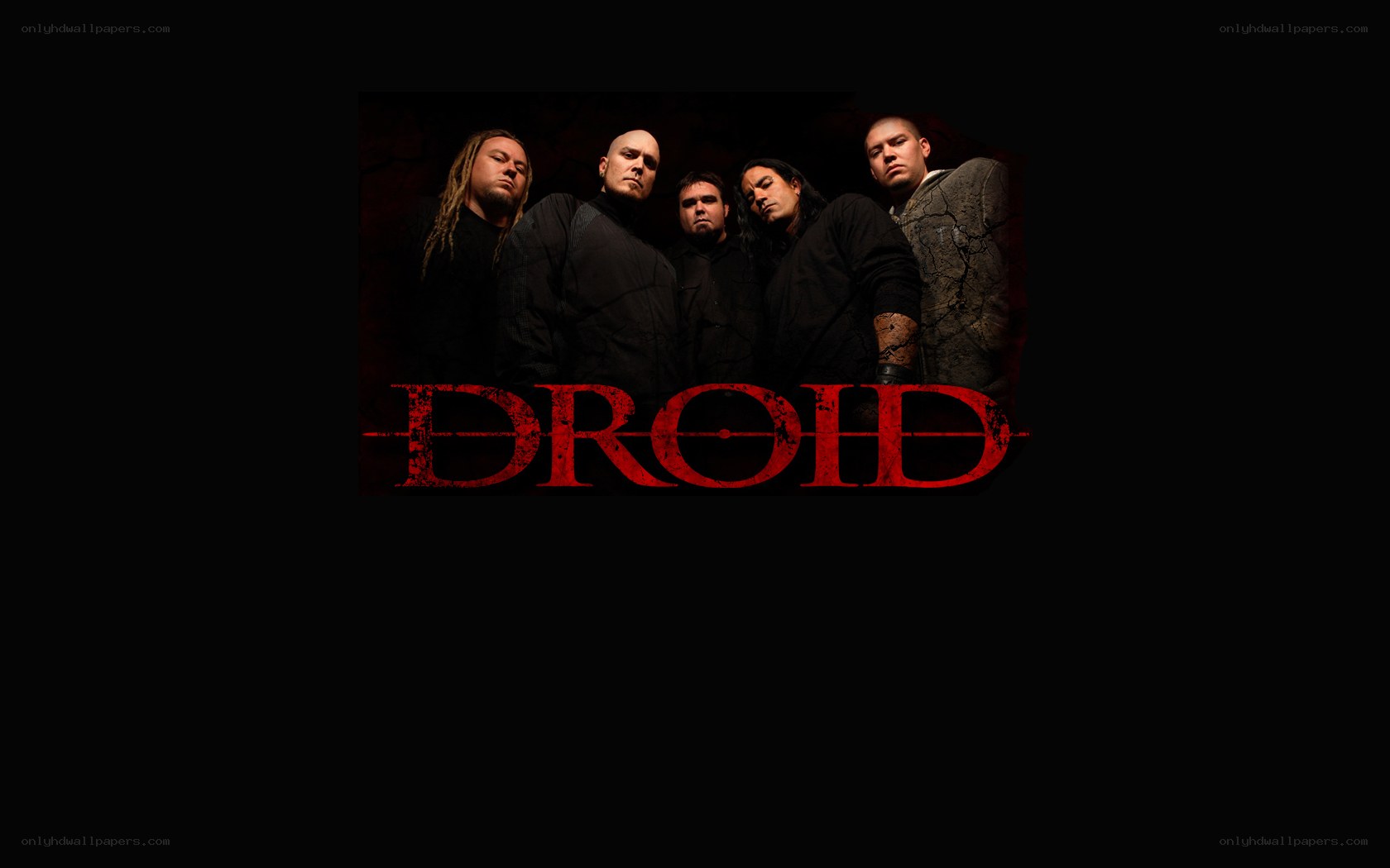 band photo with red logo