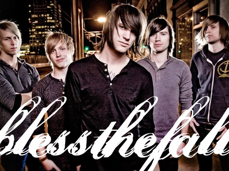 band photo with text overlay