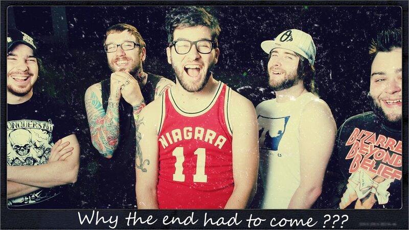 band photo with text