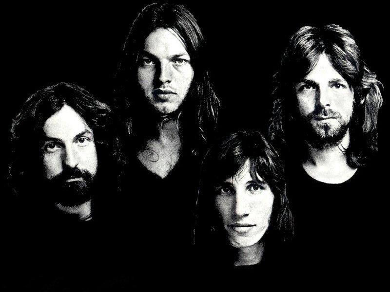 band portrait in black and white