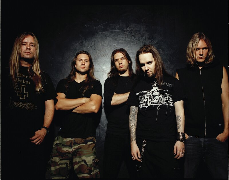band portrait in dark setting