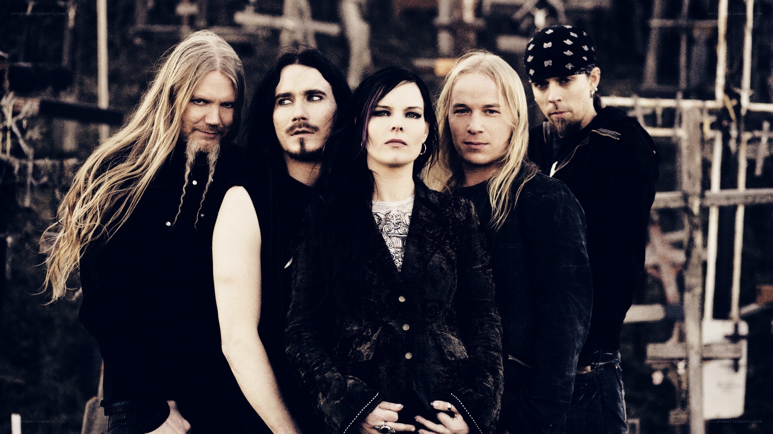 band portrait in industrial setting