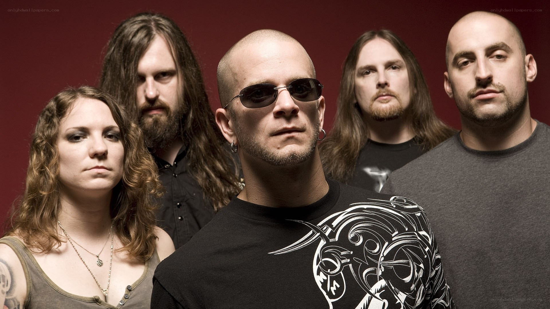 band portrait with five members
