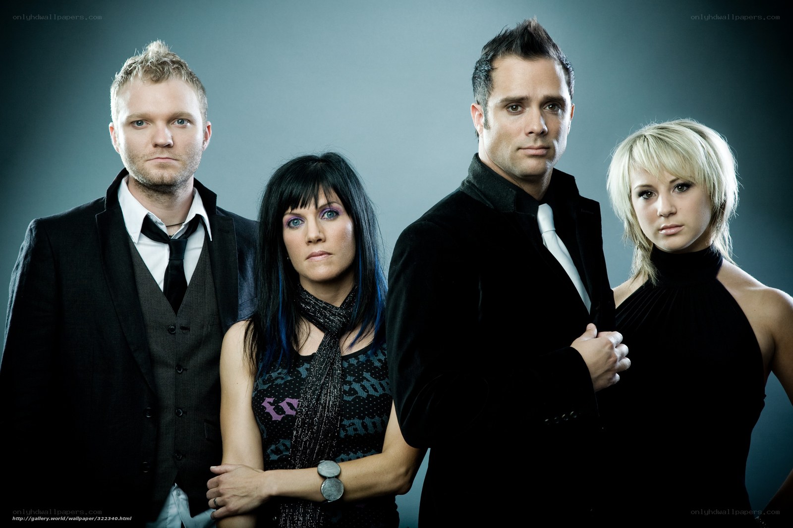 band portrait with four members