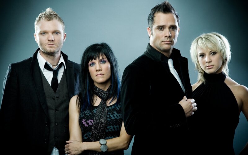 band portrait with four members