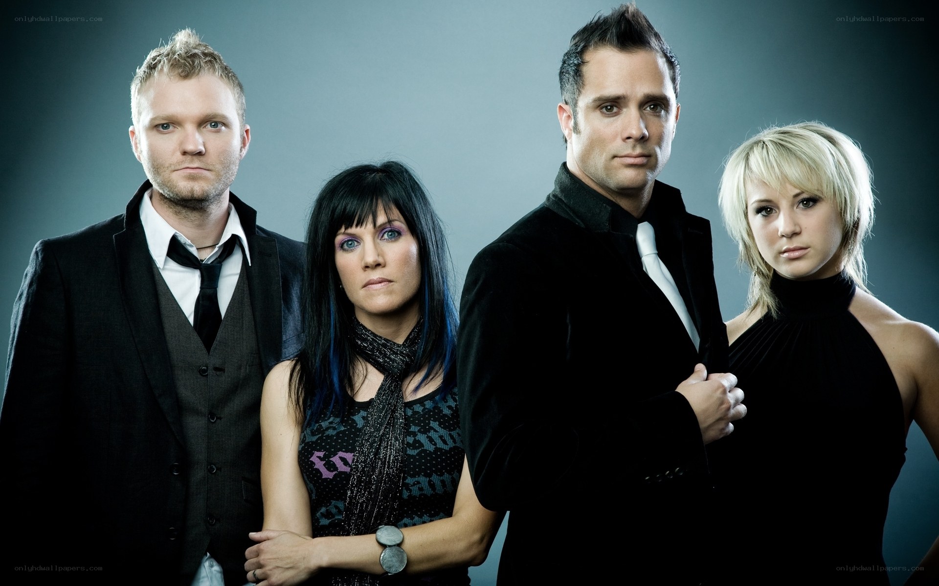 band portrait with four members