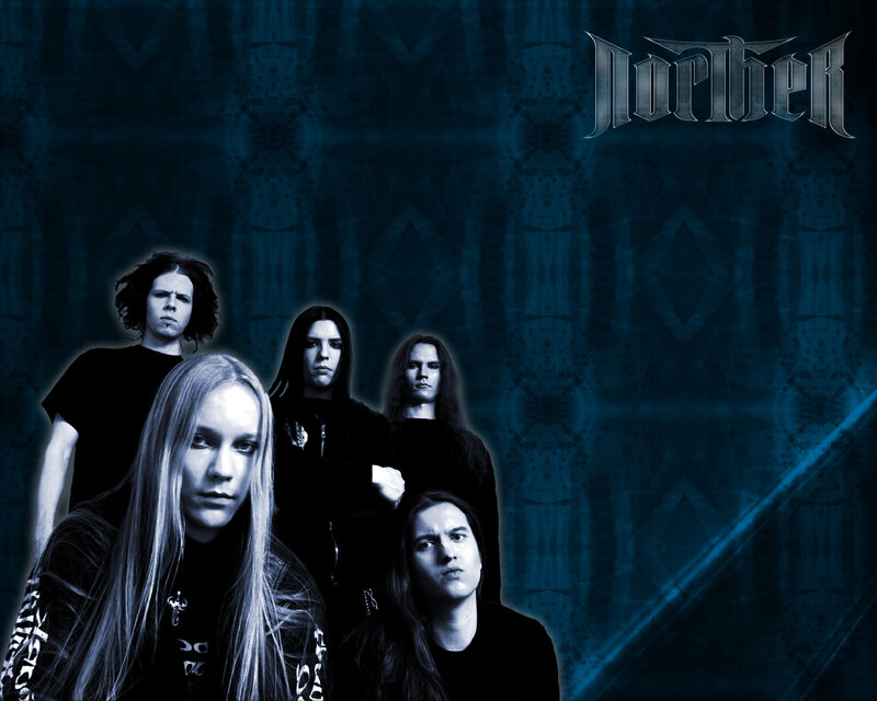 band portrait with logo