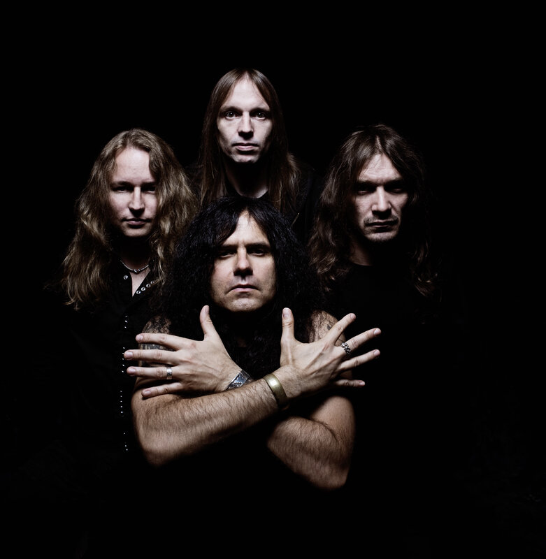 band portrait with long hair
