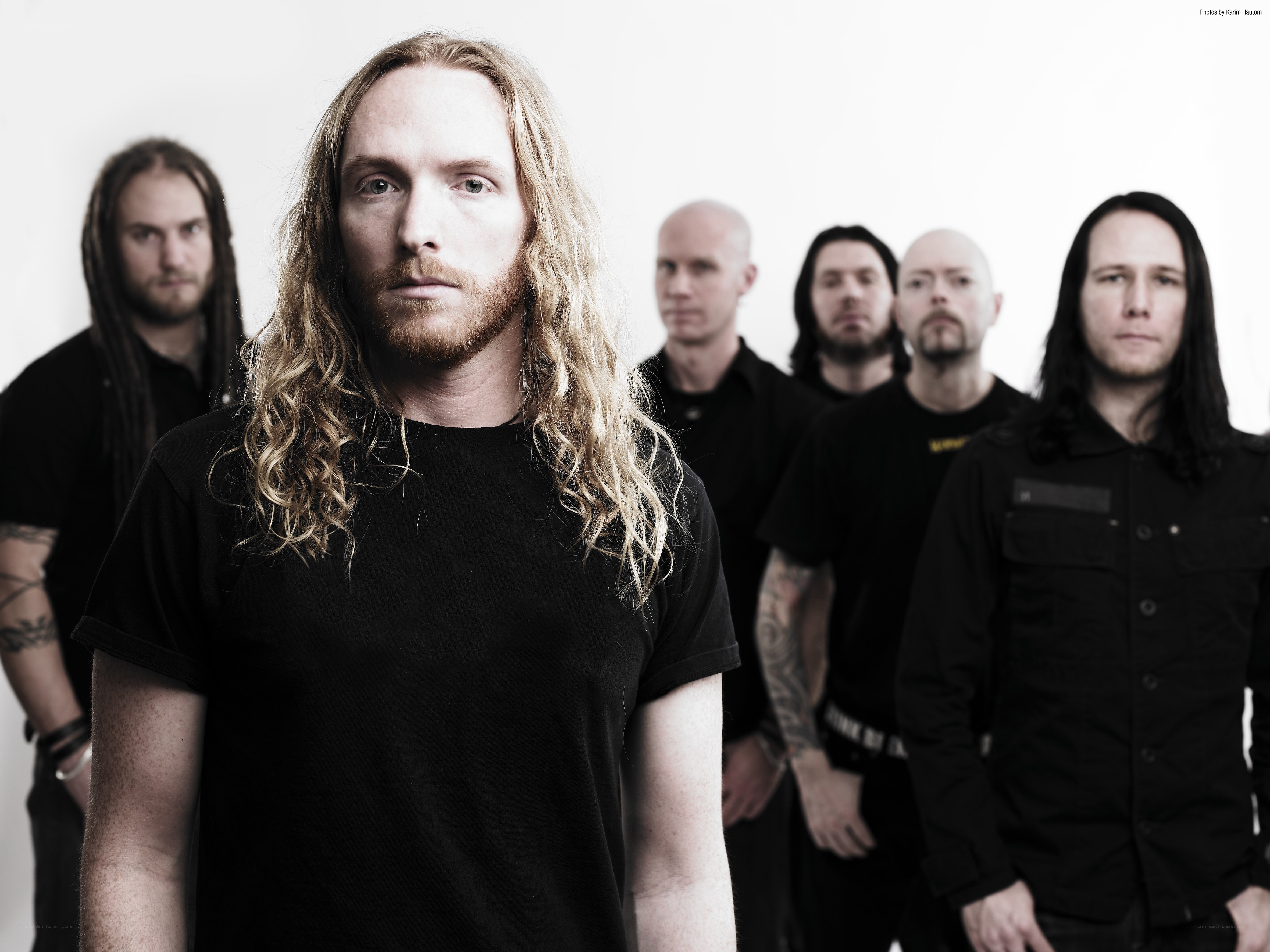 band portrait with long-haired member