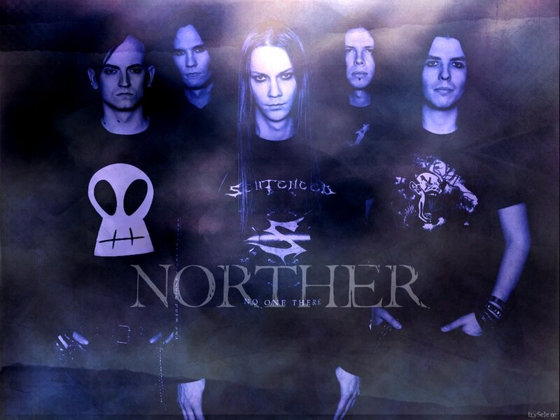 band portrait with stylized text