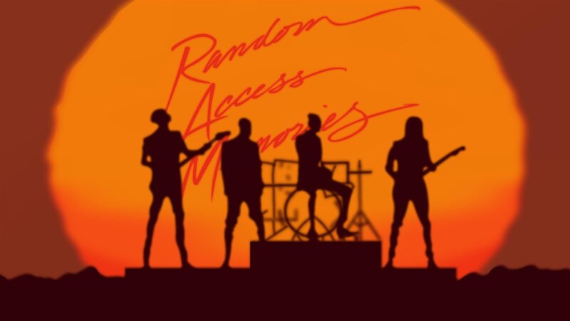 Band Silhouettes on Stage — Orange
