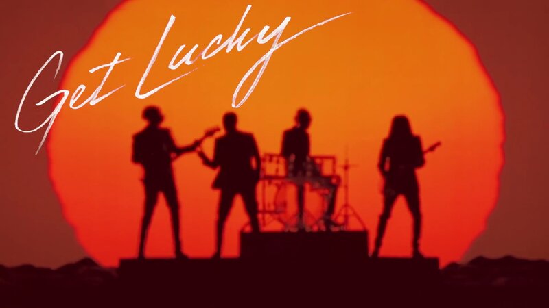 Band Silhouettes on Stage — Red
