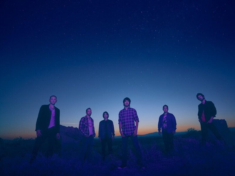 band under starry sky