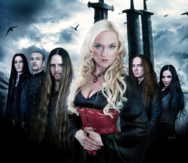 Band with Blonde Woman — Black