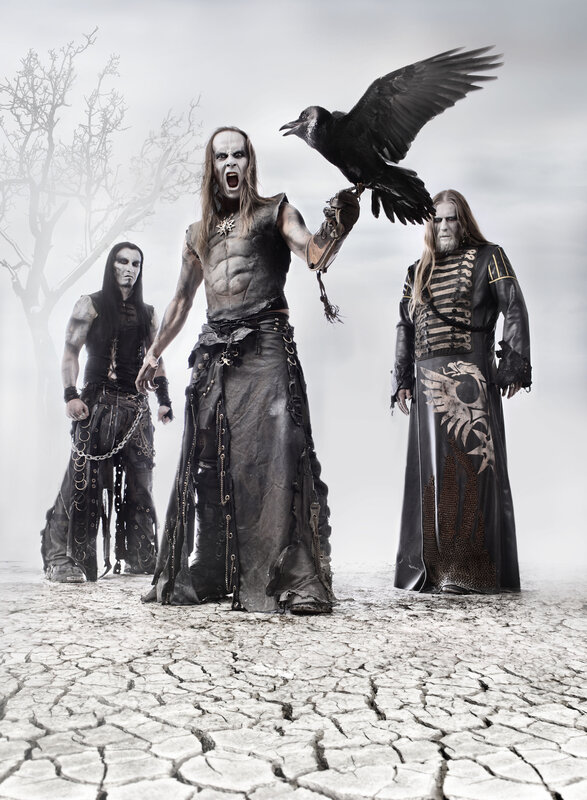 band with crows and dark makeup